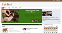 Desktop Screenshot of lesnik.rs