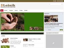 Tablet Screenshot of lesnik.rs